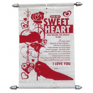 Love Scroll Card - Love Gift