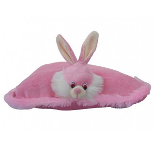 2 in 1 Rabbit Toy Pillow - 38 cm
