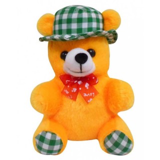 Small Soft Toy Cap Teddy - 18 cm