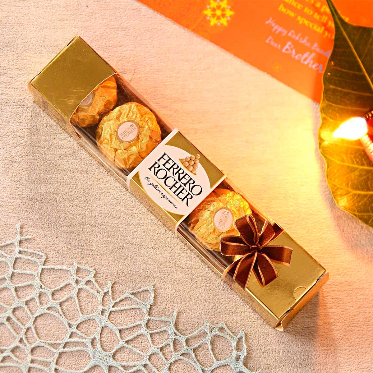 Ram Rakhi for Brother with Gift - Ram Mandir Showpiece with Pen Stand & Chocolate Ram Rakhi for Brother with Gift - Ram Mandir Showpiece with Pen Stand & Chocolate