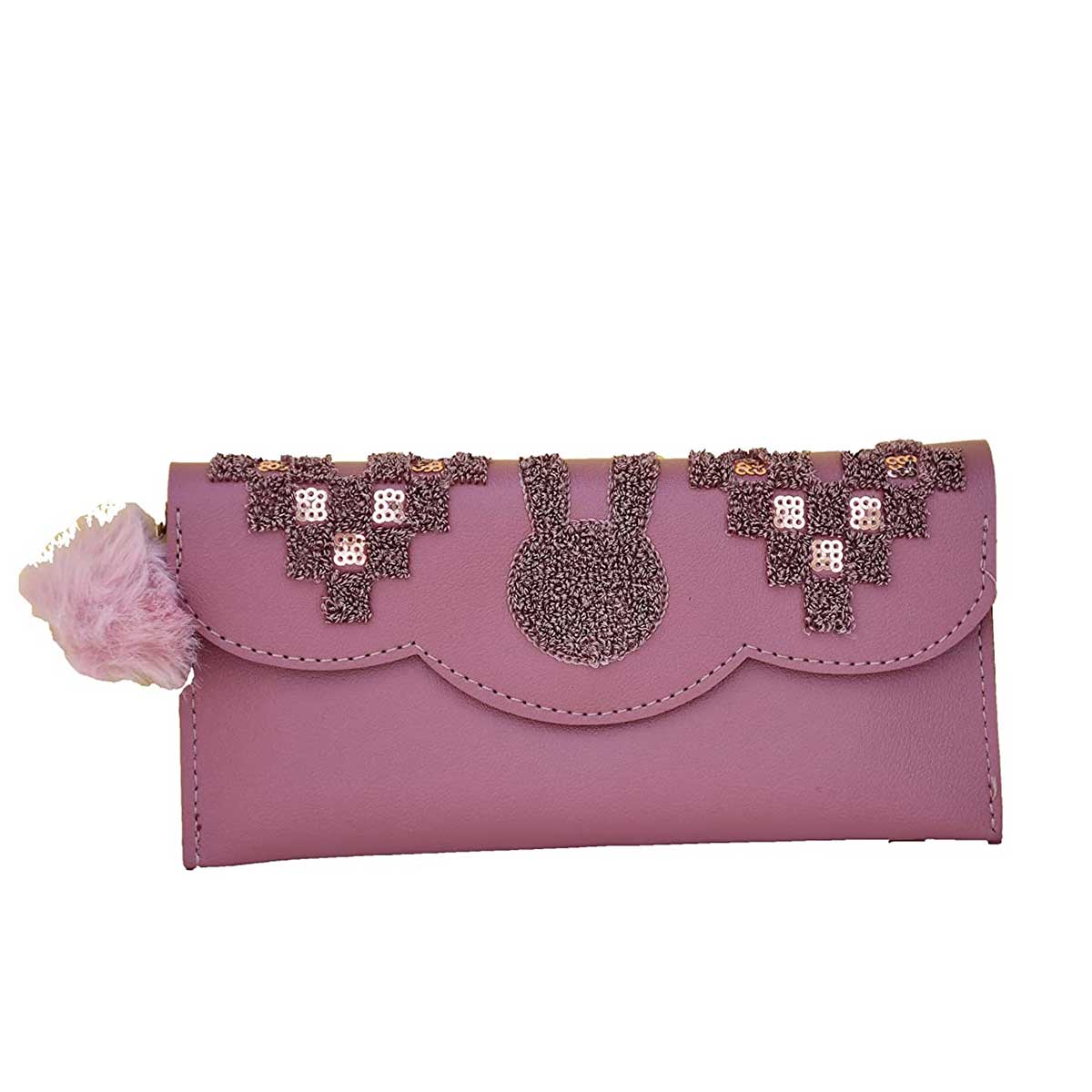 Little girls Pink Sparkle Pearl Bow handbag/purse | eBay