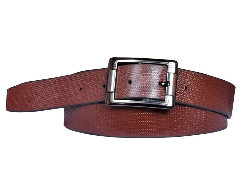 Leather Belt For Men & Boys Reversible Black and Brown With
