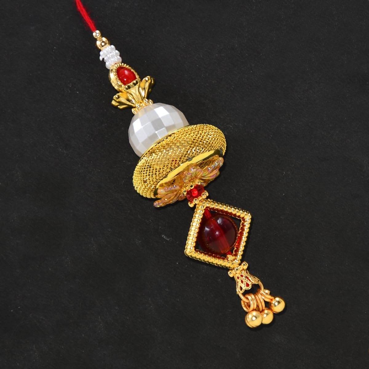 Handmade Lumba Rakhi for Bhabhi (Set of 3) Handmade Lumba Rakhi for Bhabhi (Set of 3)
