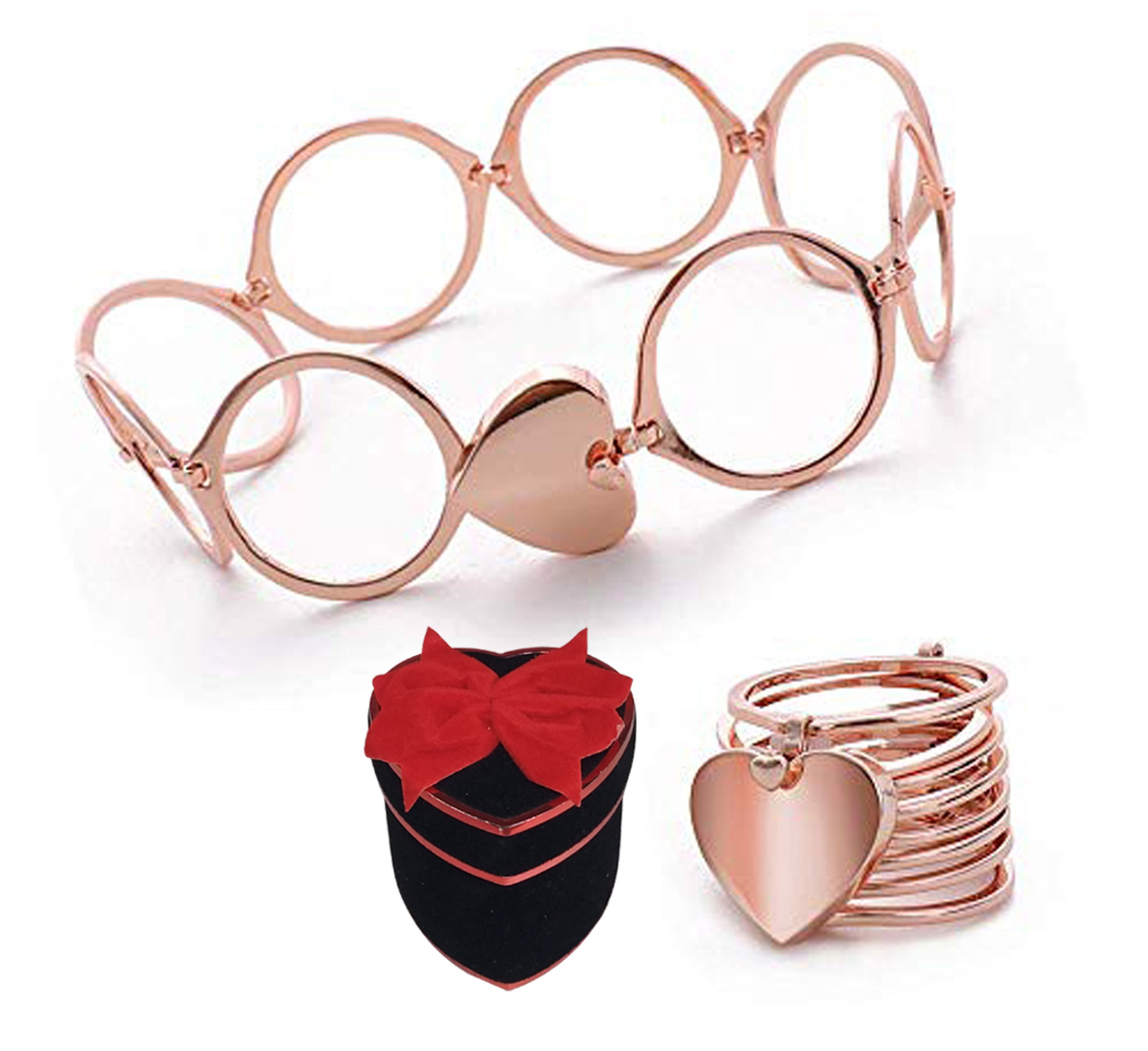 2 In 1 Magic Retractable Ring Bracelet Creative Stretchable Twist Folding  Ring Crystal Rhinestone Bracelets Women Jewelry Gift - AliExpress