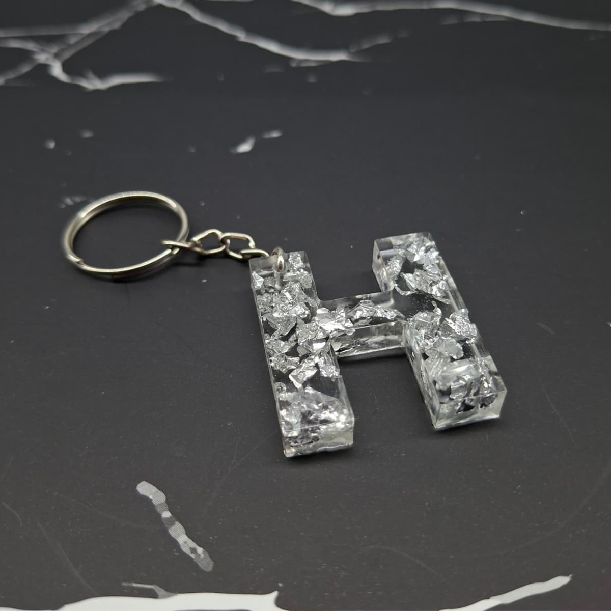 Customised Alphabet Resin Keychain Customised Alphabet Resin Keychain