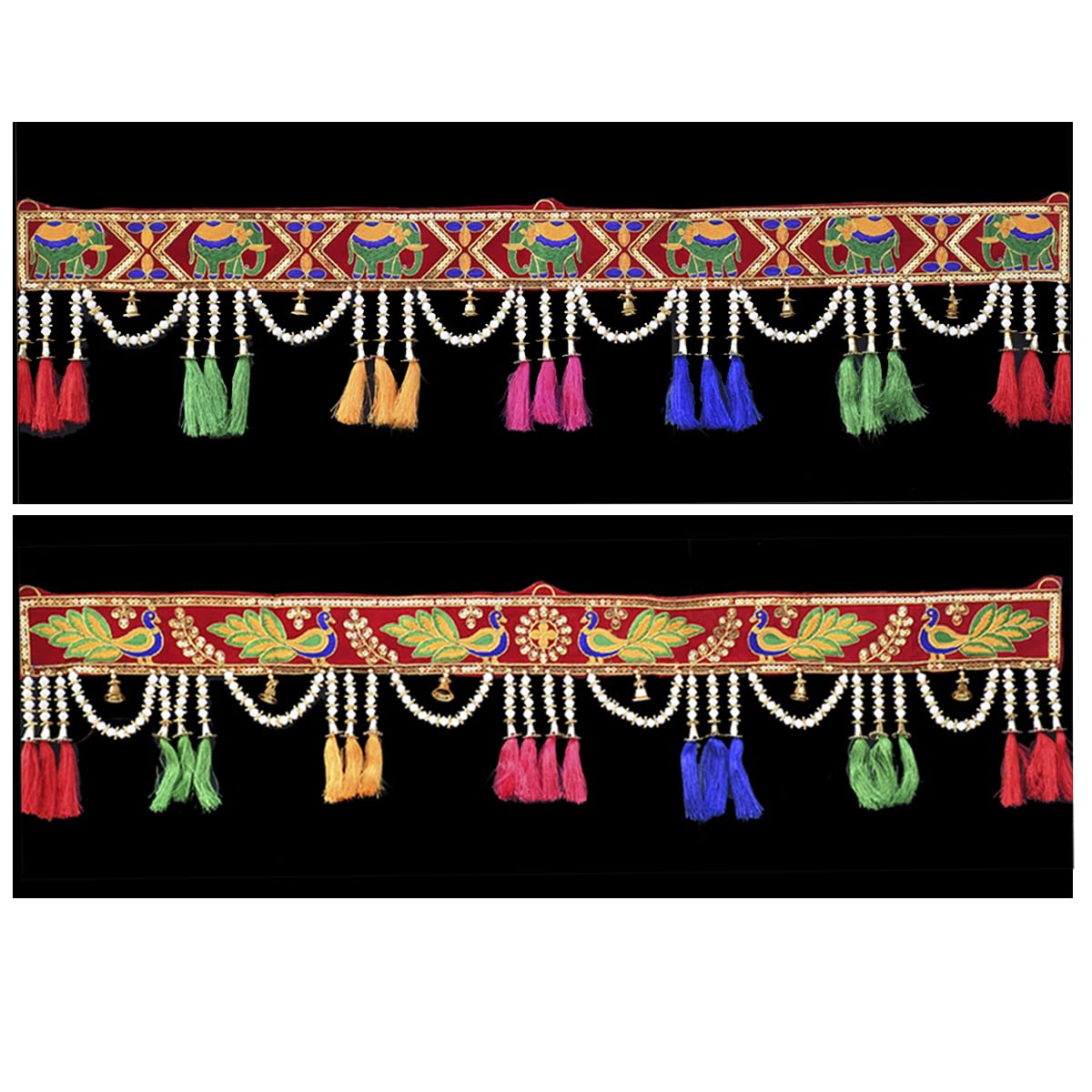 Buy Decorative Elephant & Peacock Toran for Main Door Up To 40% Off