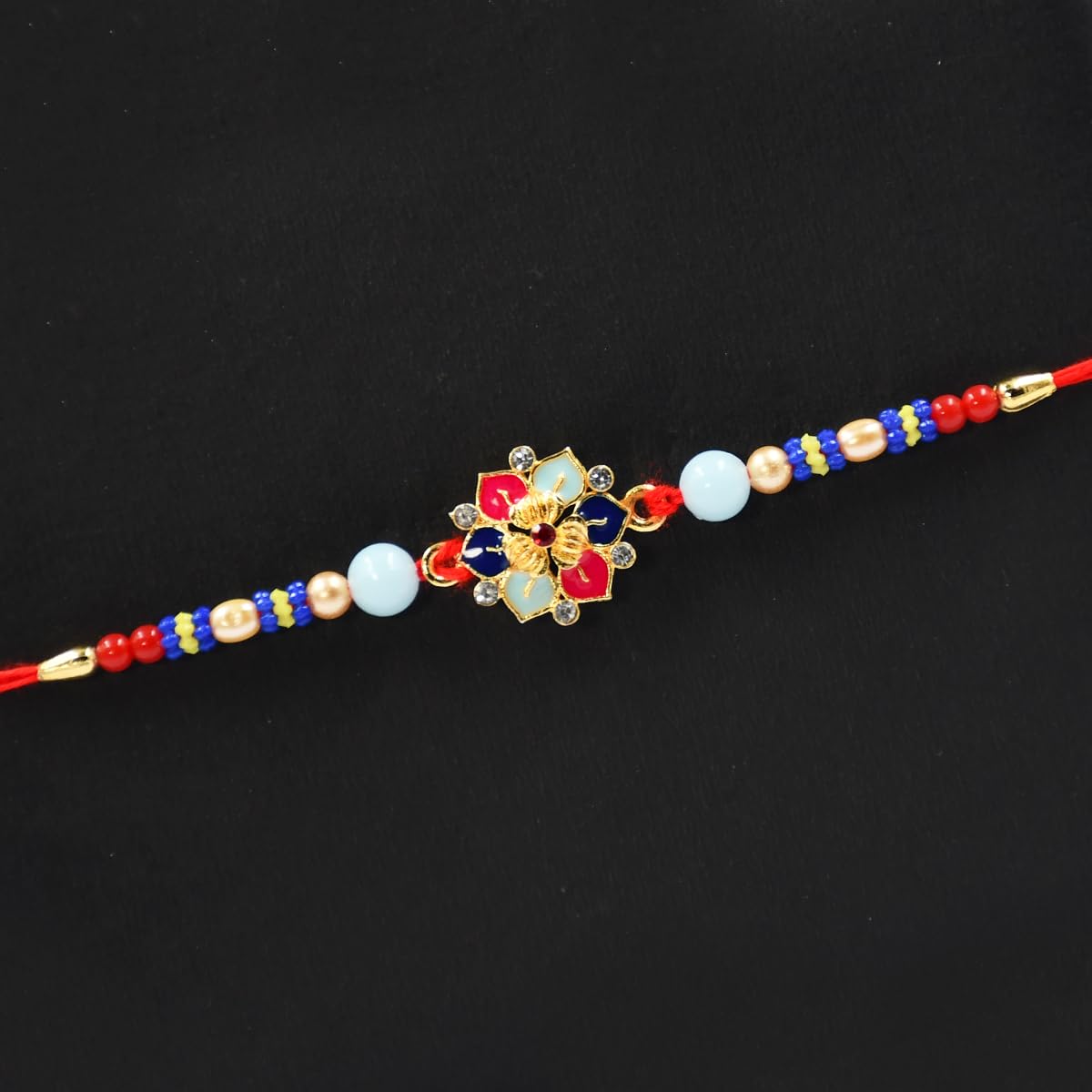 Family Rakhi Set of 4 with Designer Chopra Family Rakhi Set of 4 with Designer Chopra