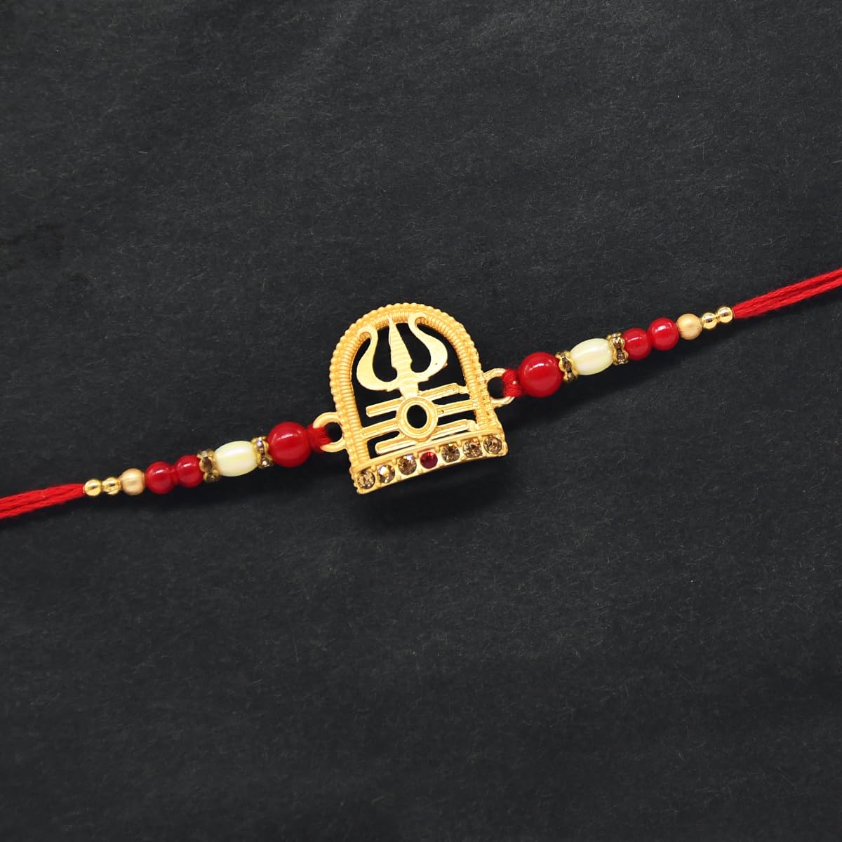 Set of 4 Om Rakhi for Brother with Chocolate Box Set of 4 Om Rakhi for Brother with Chocolate Box