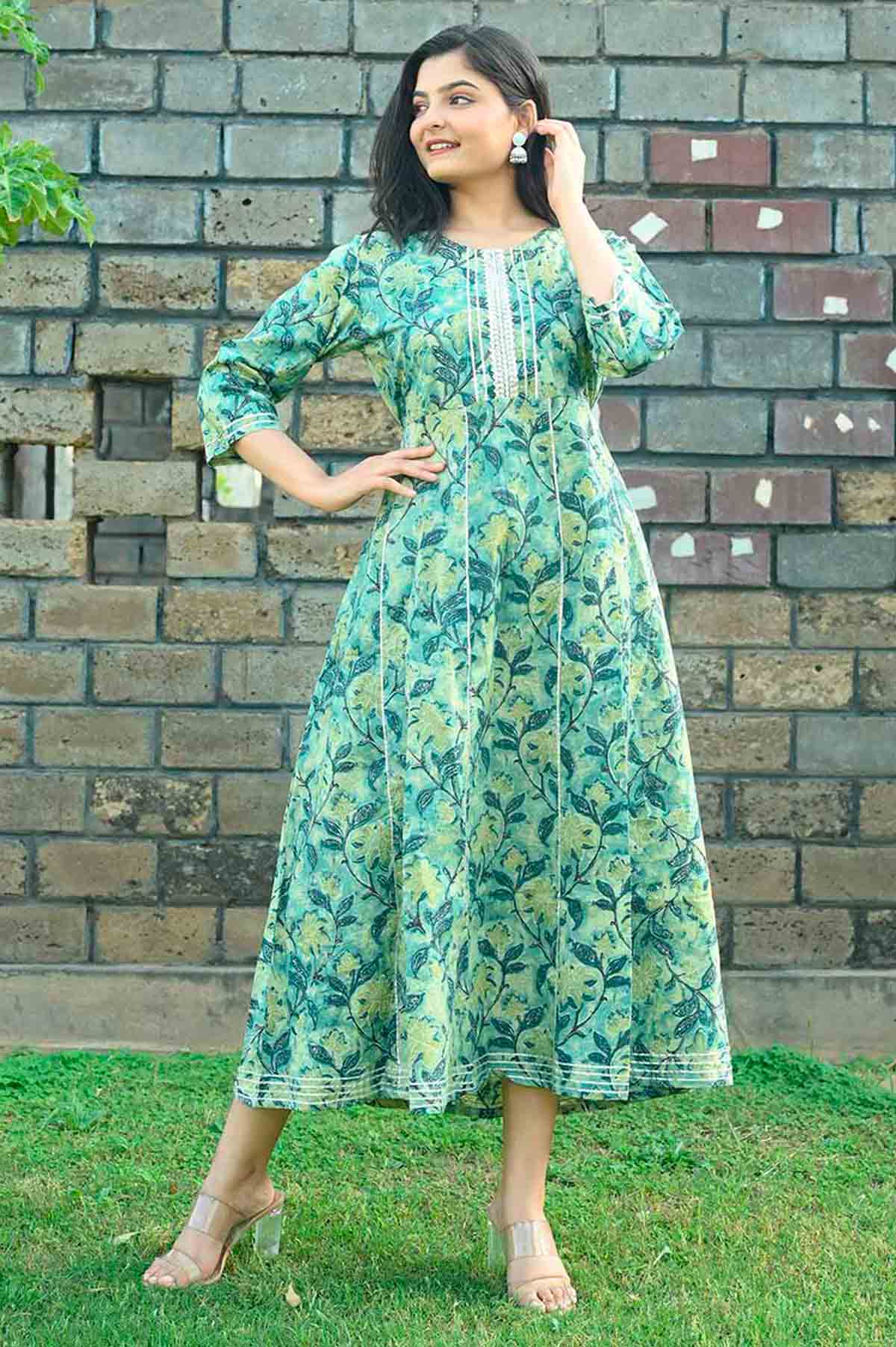 Buy Navy Kurtas & Kurtis for Girls by MUHURATAM Online | Ajio.com