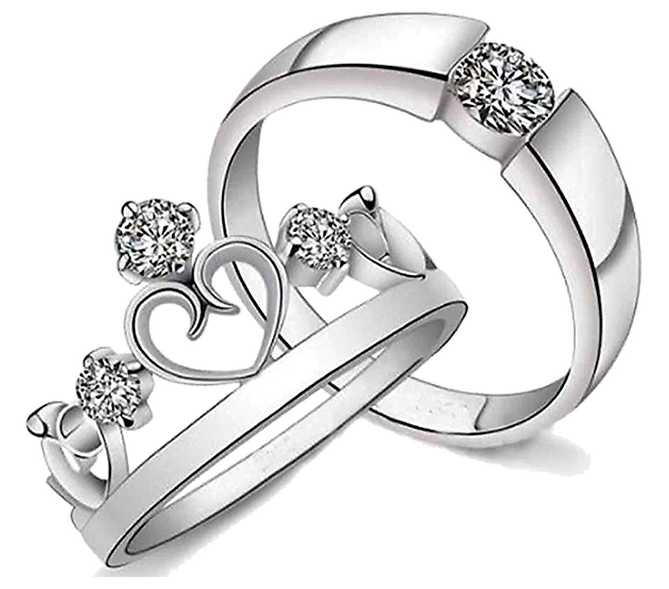 Couple Wedding Rings, Black and White Enamel Couple Rings Set, Personalized  Gift Steel Custom Engraved Ring, Rose Gold Couple Wedding Rings - Etsy