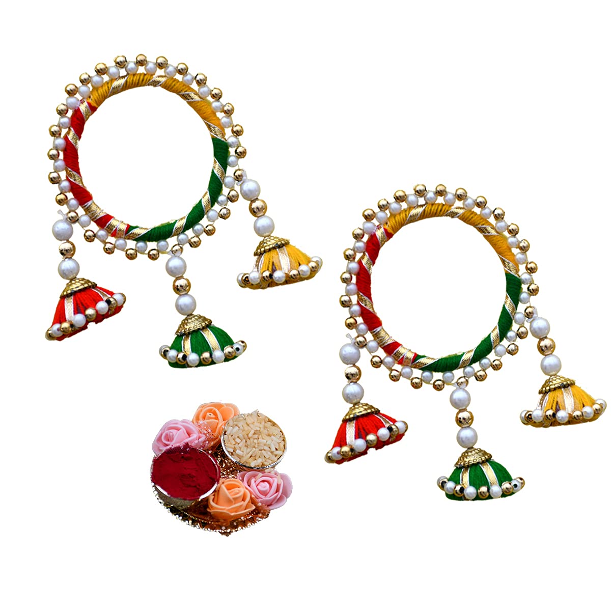 precious design Kundan bracelet Rakhi set of 2 for bhabhi | Buy Online  Lumba or Bhabhi Rakhi