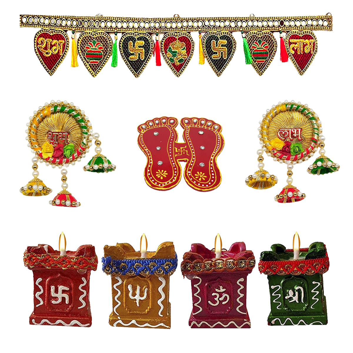 Buy Premium Diwali Door Decoration Combo (Set of 4) | Upto 40% Off