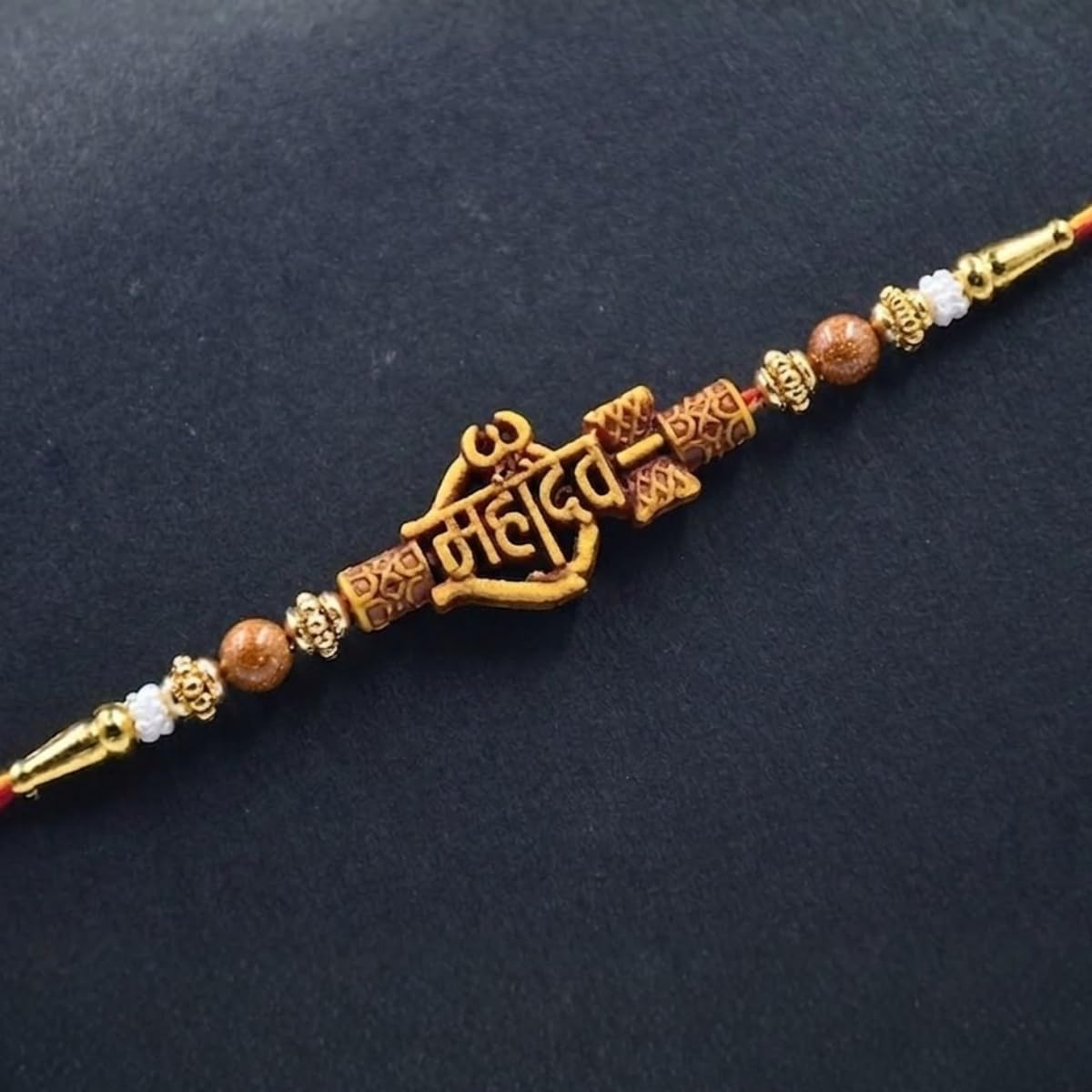 Set of 5 Om Rakhi for Bhai Set of 5 Om Rakhi for Bhai