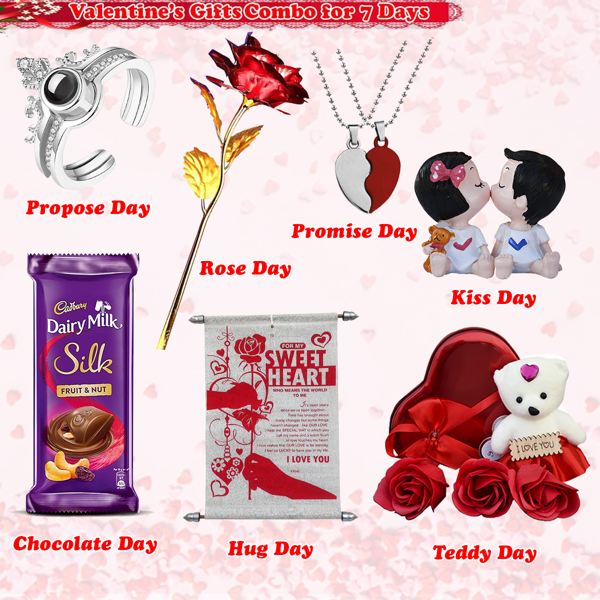 Online Valentine Week 7 Days Gift Combo | Saugat Traders