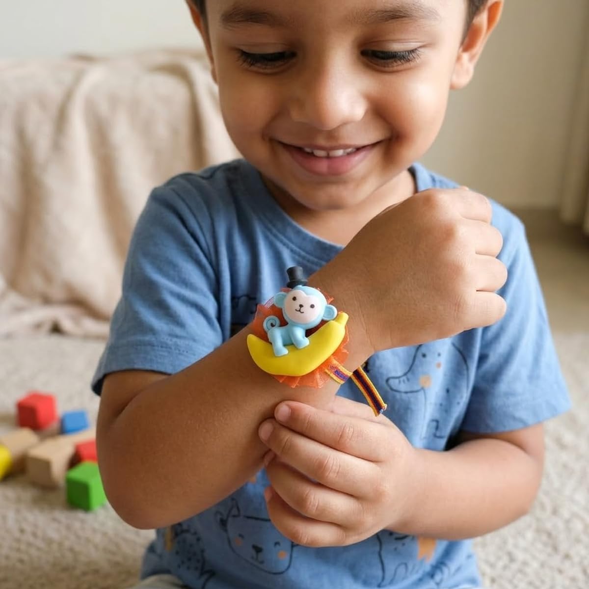 Cartoon Rakhi for Kids with Coffee Mug and Chocolate Set of 2 with Roli Chawal Chopra Set Cartoon Rakhi for Kids with Coffee Mug and Chocolate Set of 2 with Roli Chawal Chopra Set