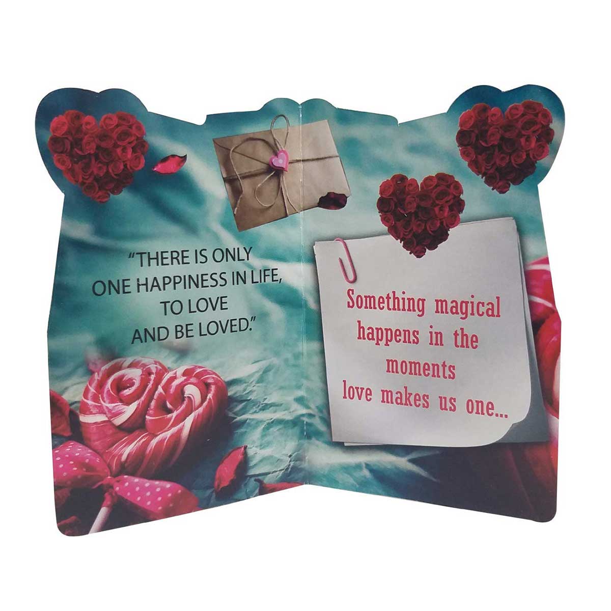 Love Gift for Girlfriend, Boyfriend - Greeting Card, Couple Showpiece, Red Rose Flower, Chocolate Box Love Gift for Girlfriend, Boyfriend - Greeting Card, Couple Showpiece, Red Rose Flower, Chocolate Box