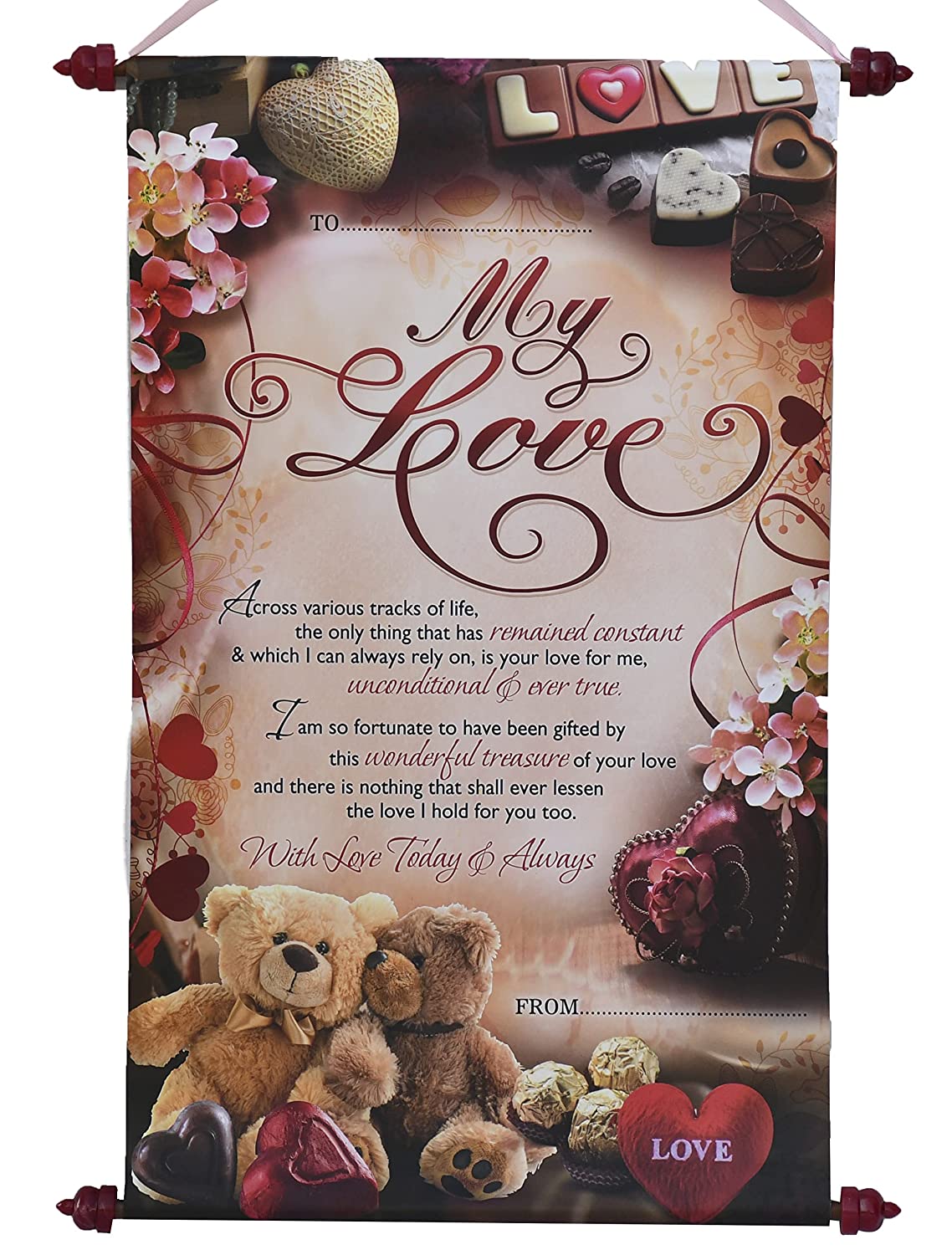 Love Valentine Sign Gift for Wife | Love Gift | Wedding Sign | valentine  bridal shower gift