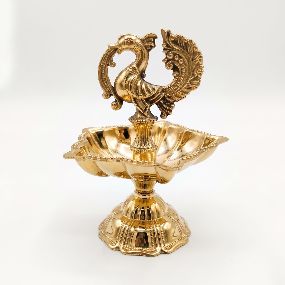 Brass Peacock Design Diya for Diwali Decoration, Home Decor Brass Peacock Design Diya for Diwali Decoration, Home Decor
