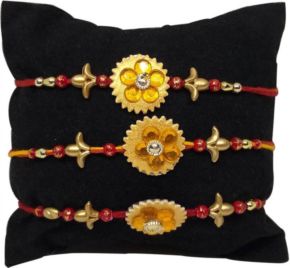 Designer Rakhi Set (3 Designer Rakhi) Designer Rakhi Set (3 Designer Rakhi)