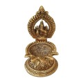 Brass Ganesha Idol with Diya image 4