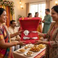 Rudraksh Bell and Diya Set for Return Gift with Gift Box image 3