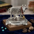Kamdhenu Cow with Calf Statue (1 No.) image 2