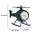 Helicopter Table Clock Showpiece image 3