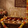 Metal Laxmi Ganesha Idol image 3