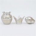 German Silver Kalash with Coconut and Mango Leaf Set Gift Box image 4