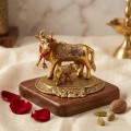 Brass Cow and Calf Statue (2 No.) image 4