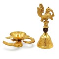 OM Diya and Bell Set with Gift Box image 5