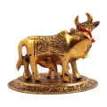 Brass Cow and Calf Statue (2 No.) image 8