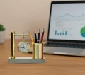 Hanging Clock with Pen Stand Showpiece image 3