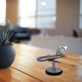Rotating Aeroplane Table Clock Showpiece image 6