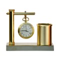 Hanging Clock with Pen Stand Showpiece image 1