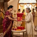 Golden Bell and Diya Set with Gift Box image 4