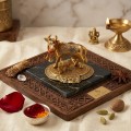 Brass Cow and Calf Statue (2 No.) image 6