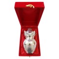 German Silver Kalash with Coconut and Mango Leaf Set Gift Box image 1
