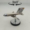 Rotating Aeroplane Table Clock Showpiece image 3