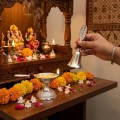 Rudraksh Bell and Diya Set for Return Gift with Gift Box image 2