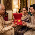 Gold Plated Diya and Bell Set with Gift Box image 4
