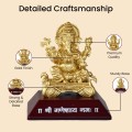 Golden Ganesha Idol image 3