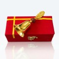 Gold Plated Pooja Bell with Velvet Gift Box image 6