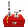 Rudraksh Bell and Diya Set for Return Gift with Gift Box image 5