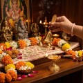 Golden Bell and Diya Set with Gift Box image 2