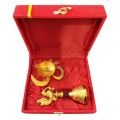 OM Diya and Bell Set with Gift Box image 1