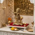 Brass Krishna Idol with Cow image 4