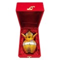 Gold Plated Kalash with Coconut and Mango Leaves with Gift Box image 1