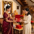 Golden Bell and Diya Set with Gift Box image 3