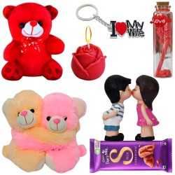 Valentine Week 7 Days Gift Combo for Wife - Unique Love Gift